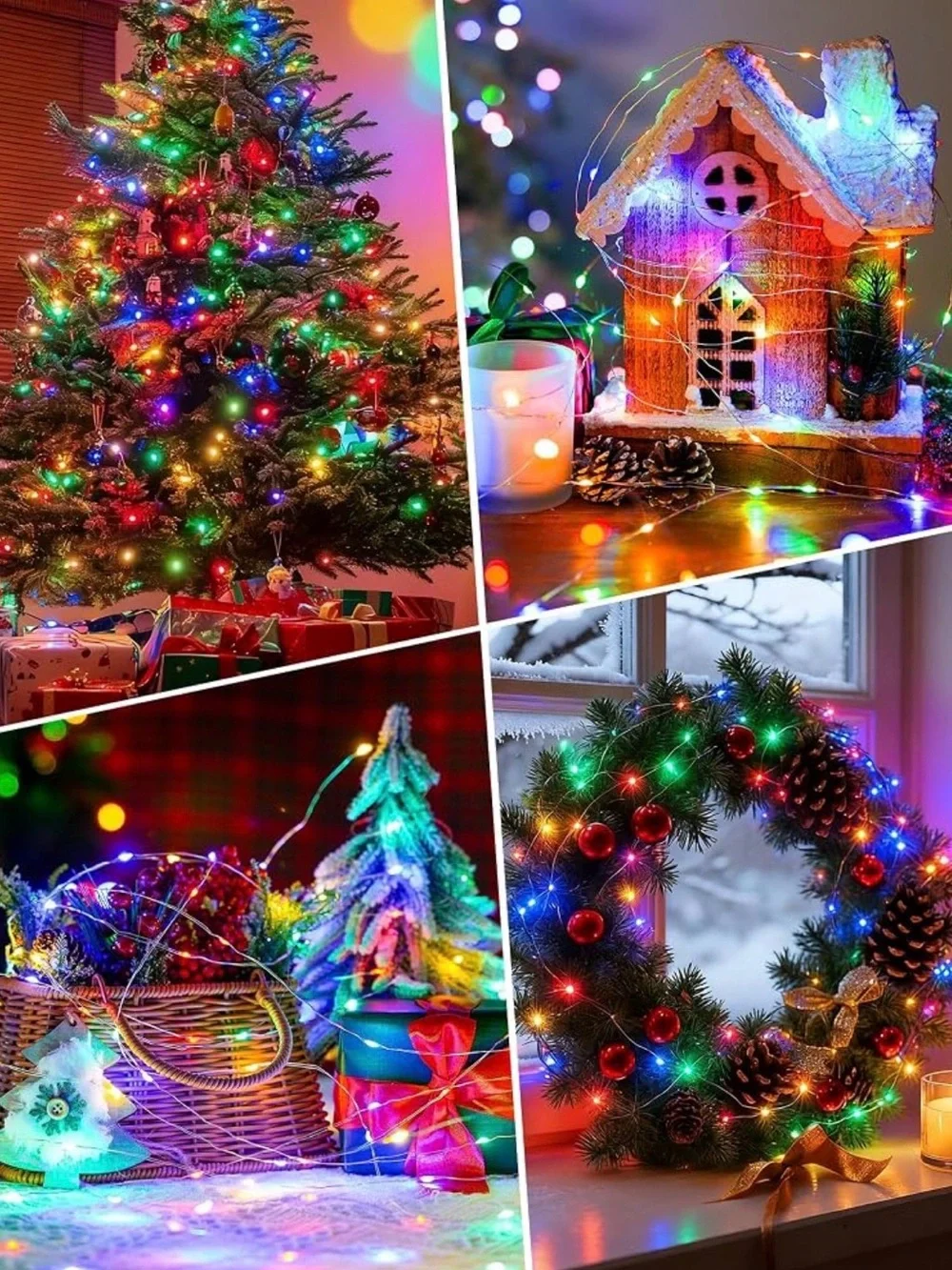 Multicolor Fairy String Lights - Home Party Supplies